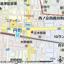 京都中央信用金庫千丸支店周辺の地図