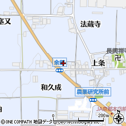 京都府亀岡市余部町大塚1-1周辺の地図