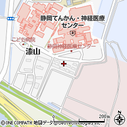 静岡県静岡市葵区漆山1周辺の地図