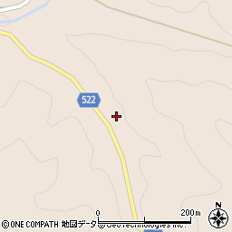 名坂宍粟線周辺の地図