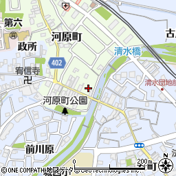京都府亀岡市河原町7周辺の地図