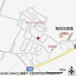 京都府亀岡市本梅町平松八百分周辺の地図