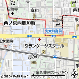京都府京都市中京区西ノ京両町1-15周辺の地図