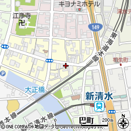 竹茗堂清水店周辺の地図