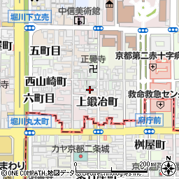 京都府京都市上京区東魚屋町324周辺の地図