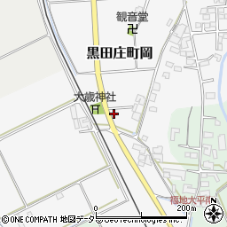 兵庫県西脇市黒田庄町岡917-11周辺の地図