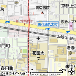 京都府京都市中京区西ノ京壺ノ内町1周辺の地図