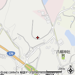 岡山県美作市明見周辺の地図