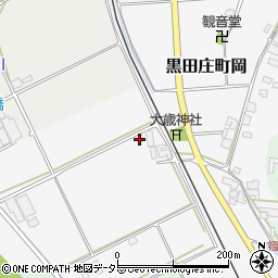 兵庫県西脇市黒田庄町岡775周辺の地図