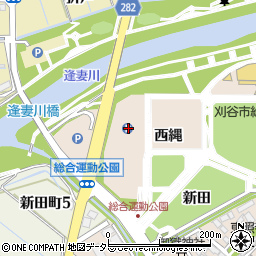 愛知県刈谷市築地町西縄周辺の地図