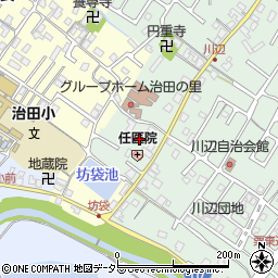 滋賀県栗東市川辺621-3周辺の地図