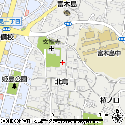愛知県東海市富木島町北島18周辺の地図
