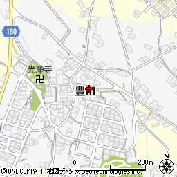 滋賀県蒲生郡日野町豊田284周辺の地図