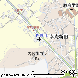 静岡県静岡市葵区内牧401周辺の地図
