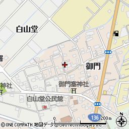 静岡県伊豆の国市御門7周辺の地図