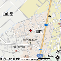 静岡県伊豆の国市御門5周辺の地図