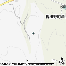 京都府亀岡市本梅町平松車谷周辺の地図