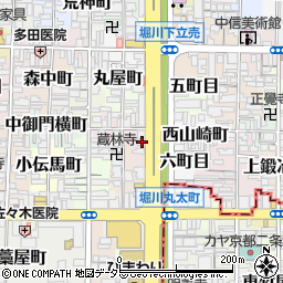 京都府京都市上京区上堀川町114周辺の地図