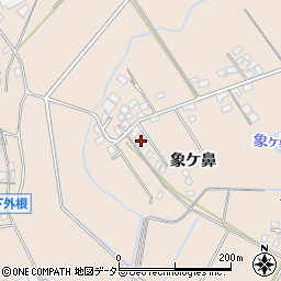 愛知県豊田市若林東町象ケ鼻周辺の地図