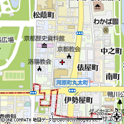 京都府京都市上京区錦砂町周辺の地図