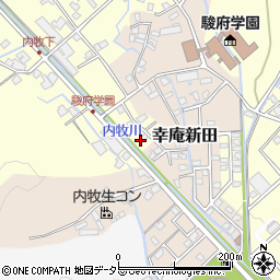 静岡県静岡市葵区内牧1651周辺の地図