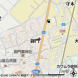 静岡県伊豆の国市御門70-4周辺の地図