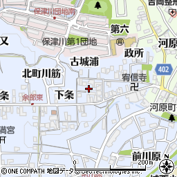 京都府亀岡市余部町下条61周辺の地図
