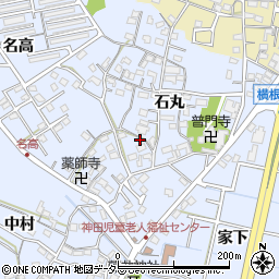 愛知県大府市横根町石丸36周辺の地図