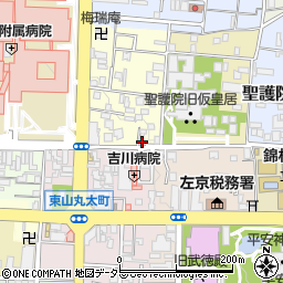 泉輪 京都周辺の地図