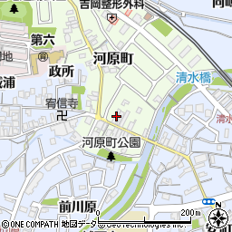京都府亀岡市河原町24周辺の地図