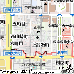 京都府京都市上京区東魚屋町周辺の地図