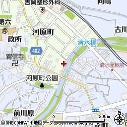 京都府亀岡市河原町1周辺の地図