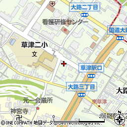 ジャパンエレベーターサービス関西株式会社　滋賀営業所周辺の地図