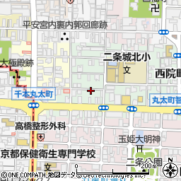 京都府京都市上京区中務町周辺の地図