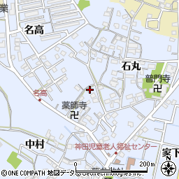 愛知県大府市横根町石丸39周辺の地図