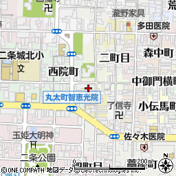 京都府京都市上京区北伊勢屋町周辺の地図