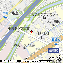 東海瀝青工業株式会社　清水サテライト周辺の地図