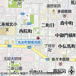 京都府京都市上京区北伊勢屋町727周辺の地図