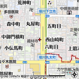 京都府京都市上京区上堀川町113周辺の地図