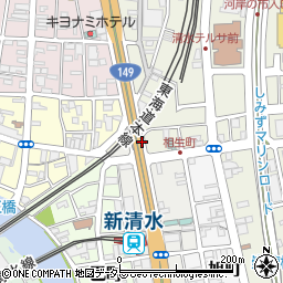 静岡県静岡市清水区相生町10周辺の地図