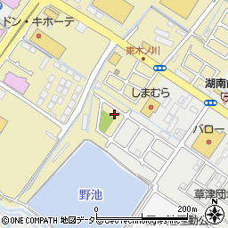滋賀県草津市木川町1346周辺の地図