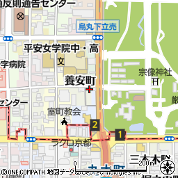 ＲＯＯＳＴ御所西周辺の地図