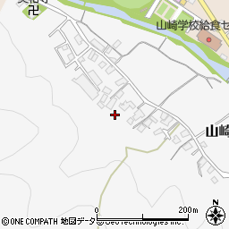 兵庫県宍粟市山崎町横須周辺の地図