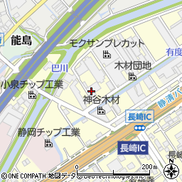静岡チップ工業周辺の地図