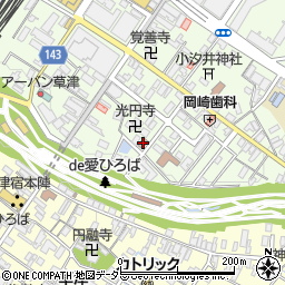 草津納税協会会館周辺の地図