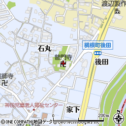 愛知県大府市横根町石丸94周辺の地図