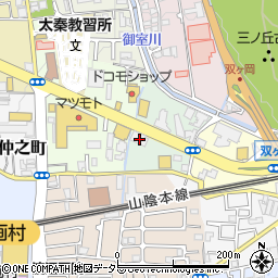 ブックオフ京都太秦周辺の地図