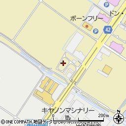 滋賀県草津市木川町100周辺の地図