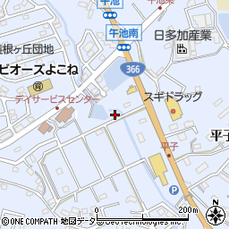 愛知県大府市横根町狐山157周辺の地図