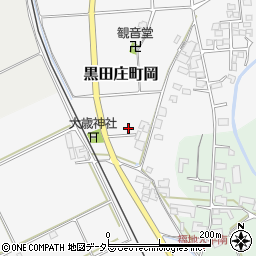兵庫県西脇市黒田庄町岡917-6周辺の地図